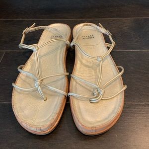 Stuart Weitzman Gold Sandals